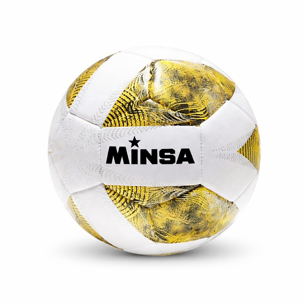 PELOTA DE FUTBOL MINSA PRO DORADA