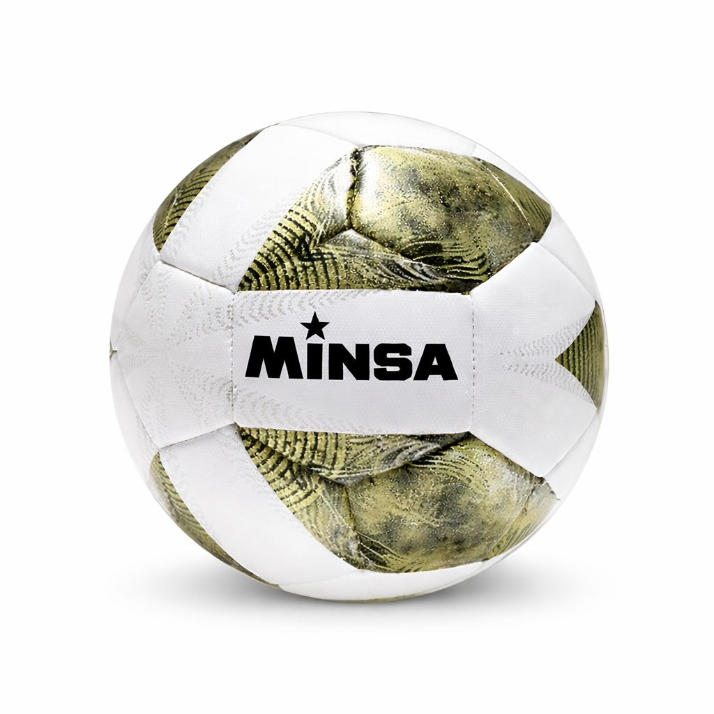 PELOTA DE FUTBOL MINSA PRO DORADA